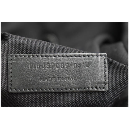 YVES SAINT LAURENT Hunting Rucksack Canvas Backpack Bag Black