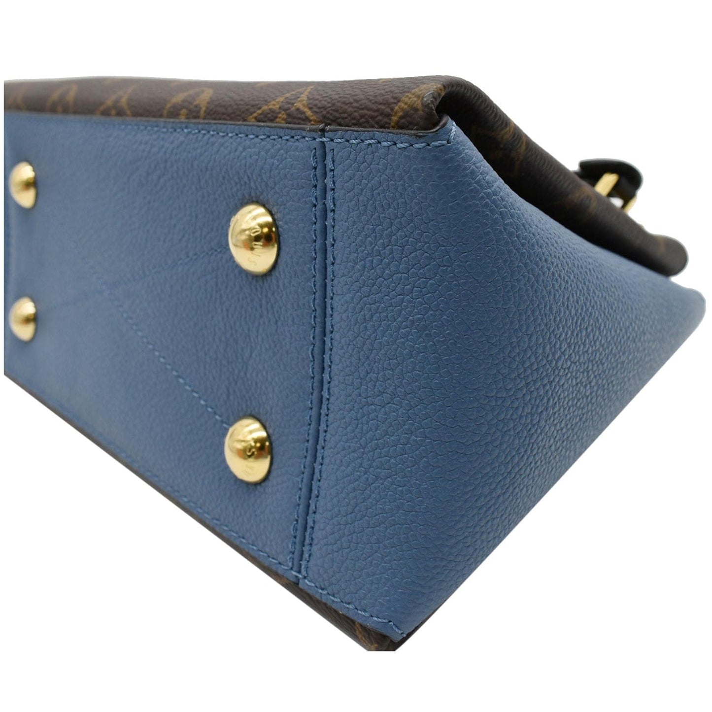 LOUIS VUITTON Surene BB Monogram Canvas Shoulder Bag Blue Jean