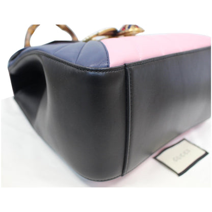 GUCCI Queen Margaret Quilted Leather Bee Backpack Bag Multi 476664