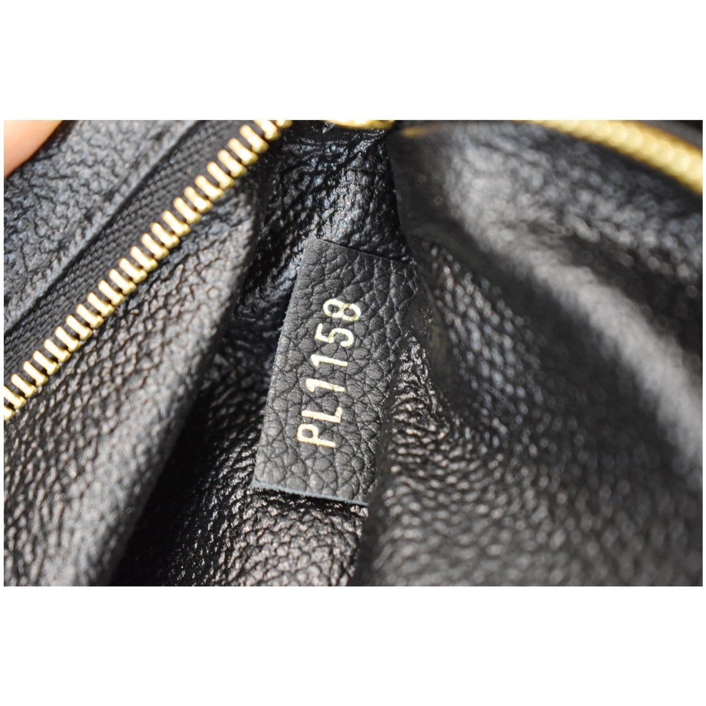 LOUIS VUITTON Pallas Monogram Canvas Beauty Case Cosmetic Bag Black