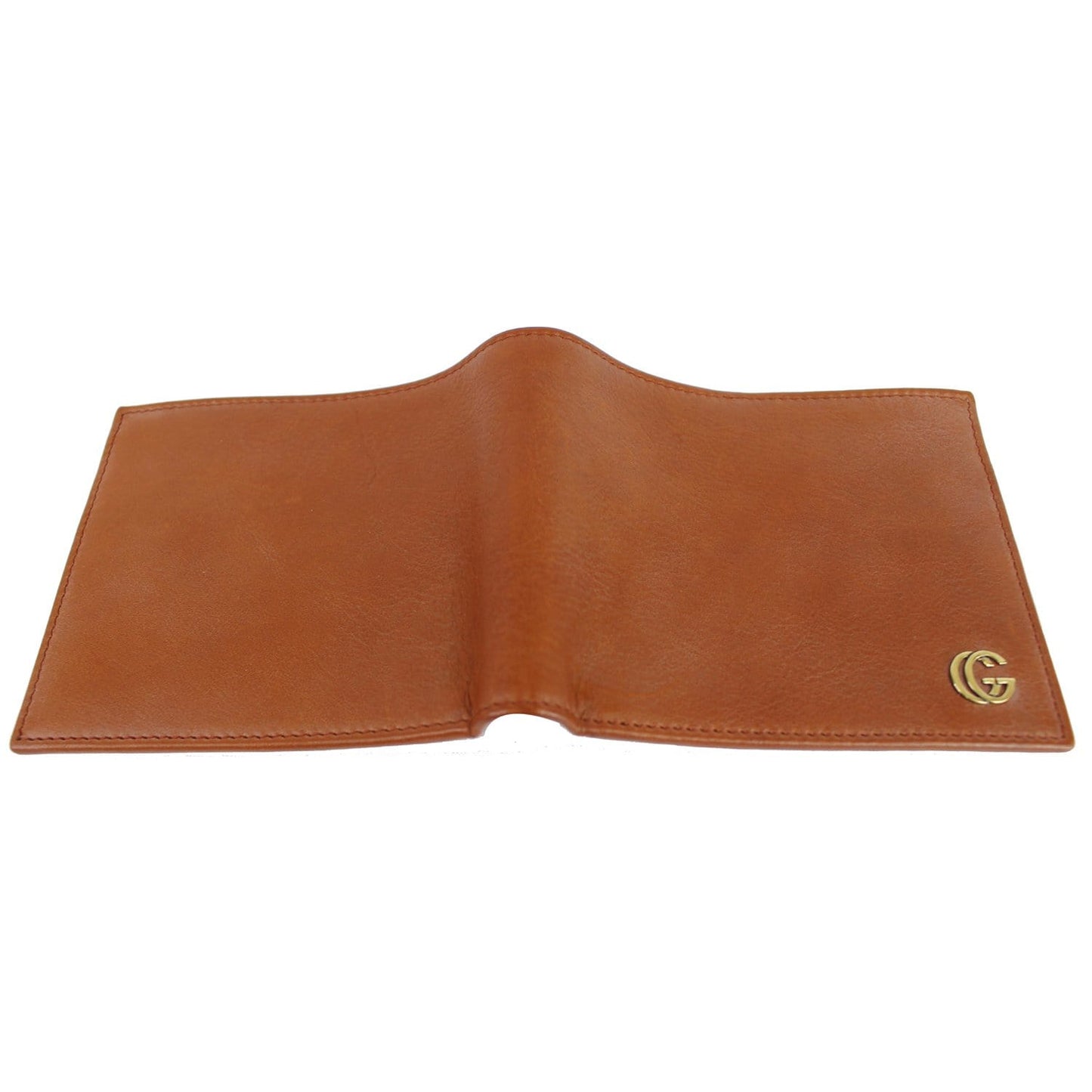 GUCCI Bifold Men's Leather Wallet Brown