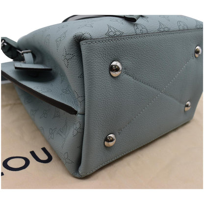 LOUIS VUITTON Muria Mahina Perforated Leather Crossbody Bag Vert