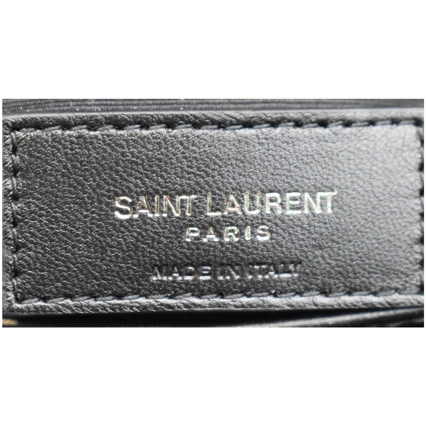 YVES SAINT LAURENT Loulou Toy Matelasse Leather Crossbody Bag Black