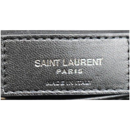 YVES SAINT LAURENT Loulou Toy Matelasse Leather Crossbody Bag Black