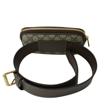GUCCI Ophidia GG Supreme Canvas Web Belt Bag Brown 519308