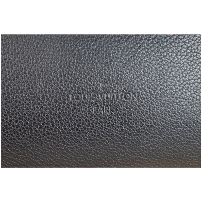 LOUIS VUITTON Lockmeto Calfskin Leather Tote Bag Black