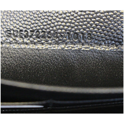 YVES SAINT LAURENT Large Grain De Poudre Wallet Black