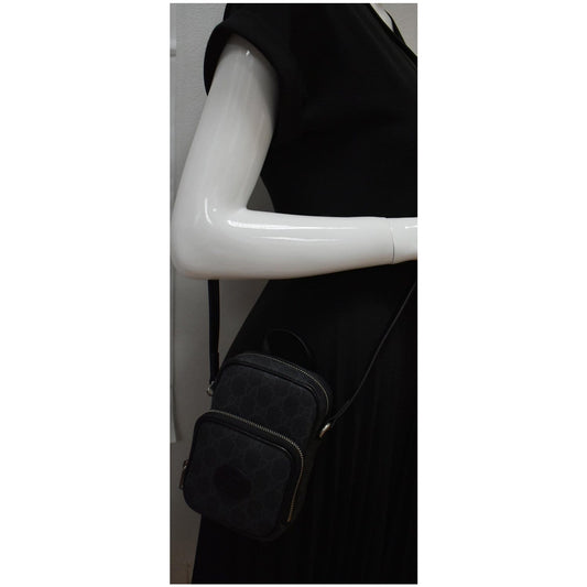 GUCCI Mini Interlocking G Supreme Canvas GG Crossbody Bag 672952 - 25% OFF
