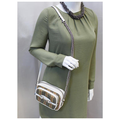 BURBERRY 1983 Check Link Camera Bag Multi