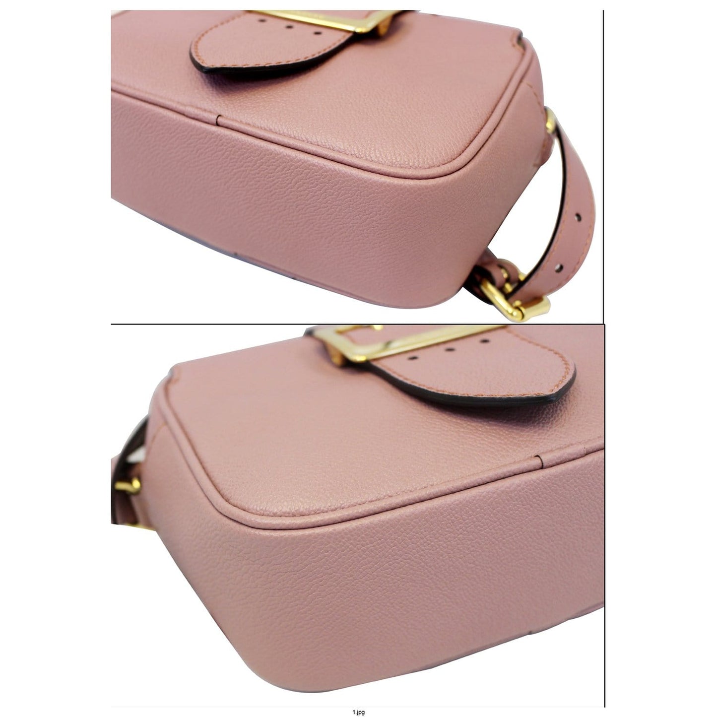 BURBERRY Medley Small Buckle Crossbody Bag Light Pink