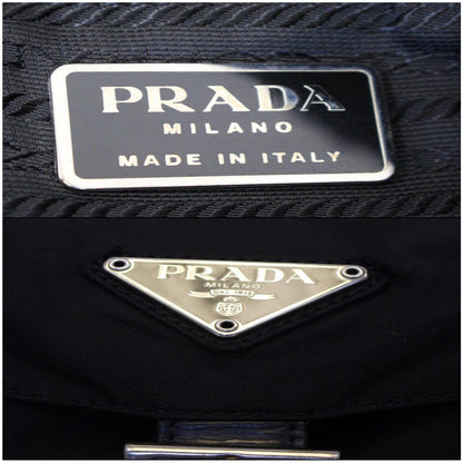PRADA Nylon Backpack Bag Black