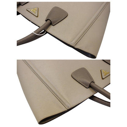 PRADA Saffiano Lux Bicolor Tote Bag