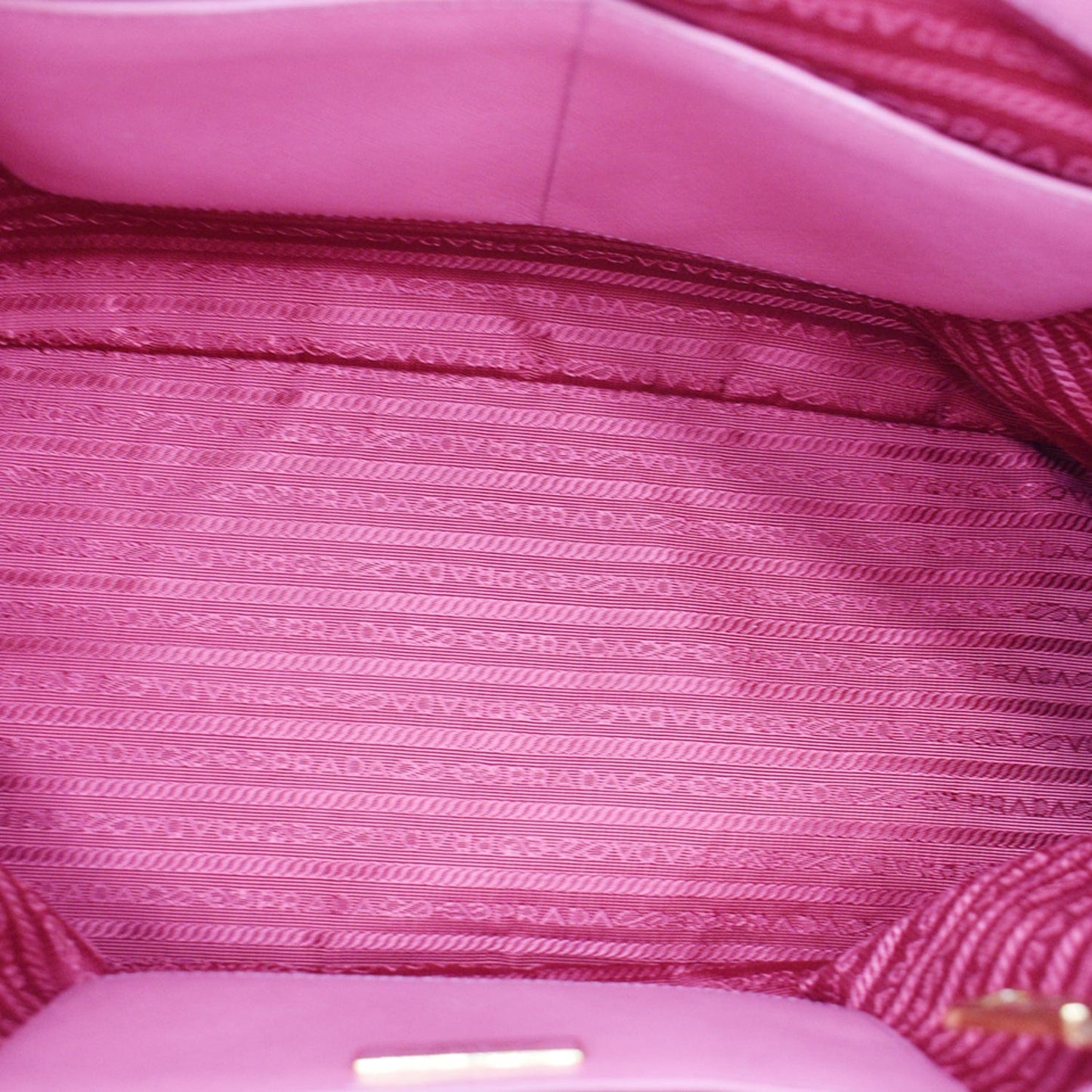 PRADA Galleria Large Double Zip Saffiano Leather Tote Bag Pink