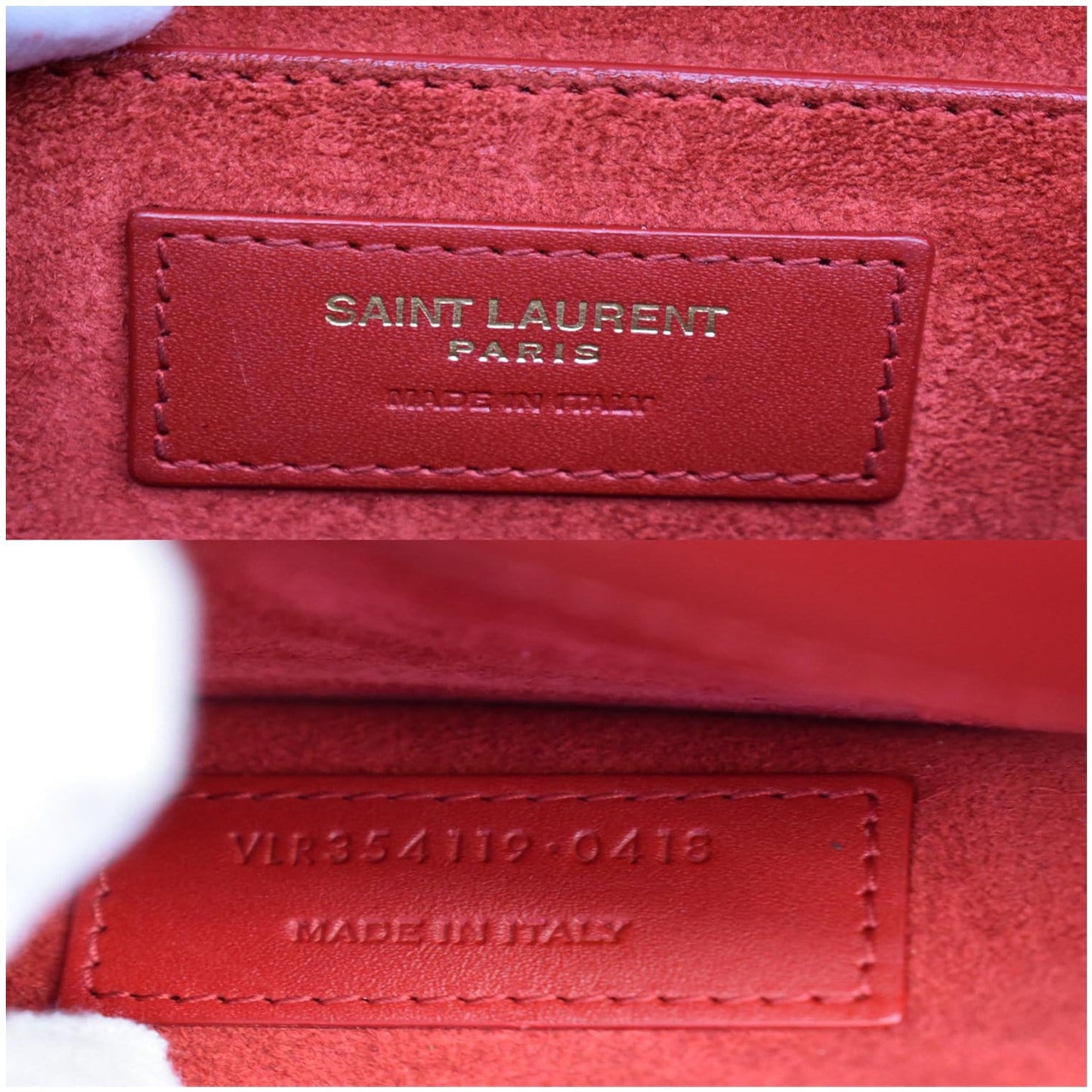 YVES SAINT LAURENT Kate Tassel Leather Crossbody Bag Red