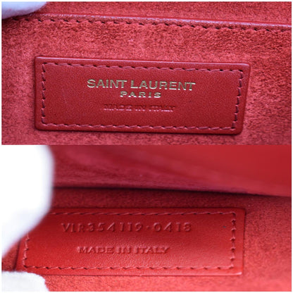 YVES SAINT LAURENT Kate Tassel Leather Crossbody Bag Red