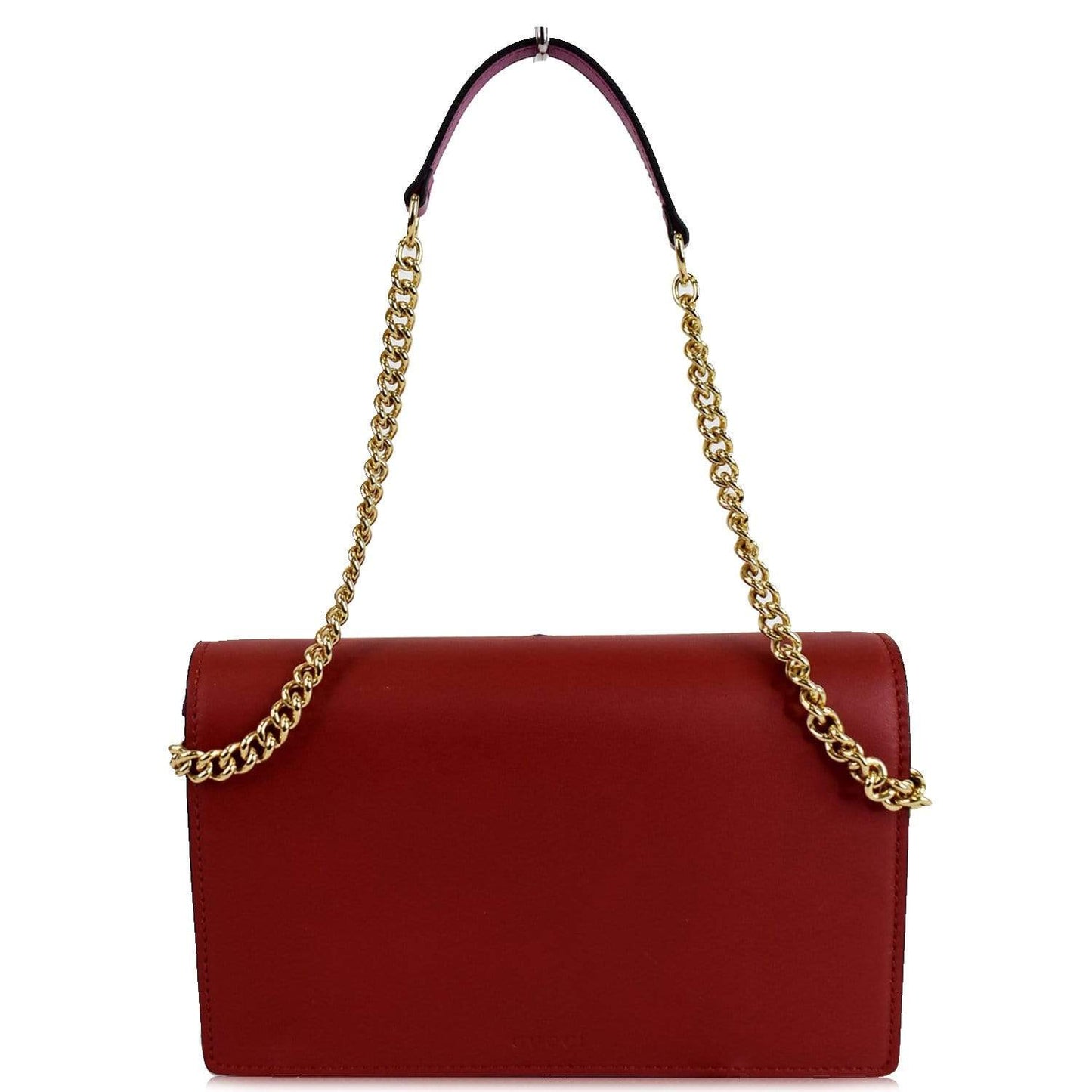 GUCCI GG Supreme Chain Wallet Clutch Bag Red 410114 - 15% OFF