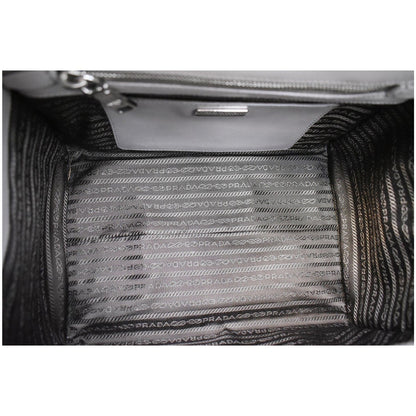 PRADA City Sport B2925R Leather 2Way Shoulder Bag Grey