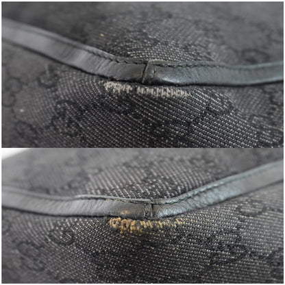 GUCCI Abbey Pocket Medium GG Denim Tote Bag Black 268639 - 20% OFF