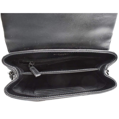 YVES SAINT LAURENT Loulou Toy Matelasse Leather Crossbody Bag Black