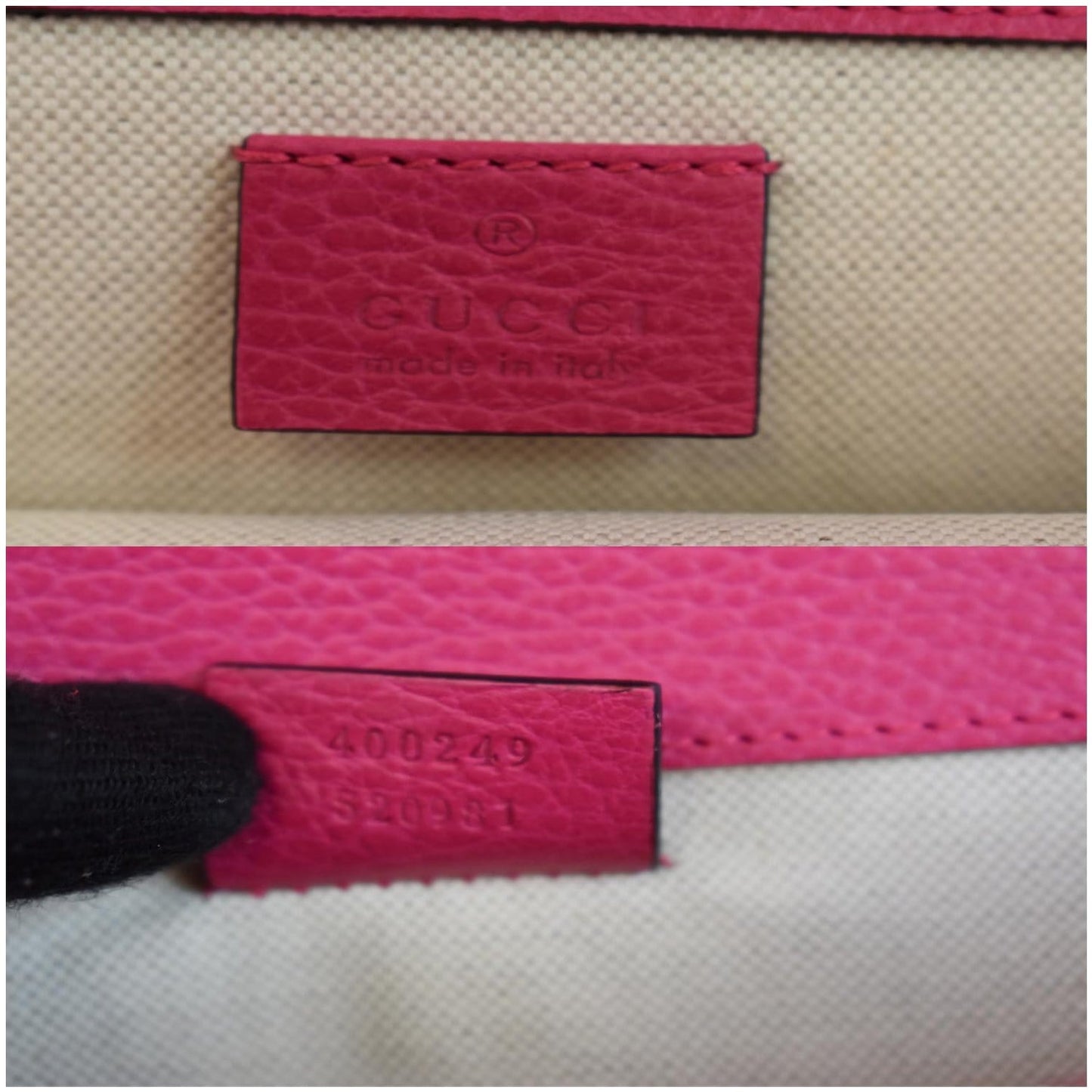 GUCCI Dionysus Small Leather Shoulder Bag 400249 Pink
