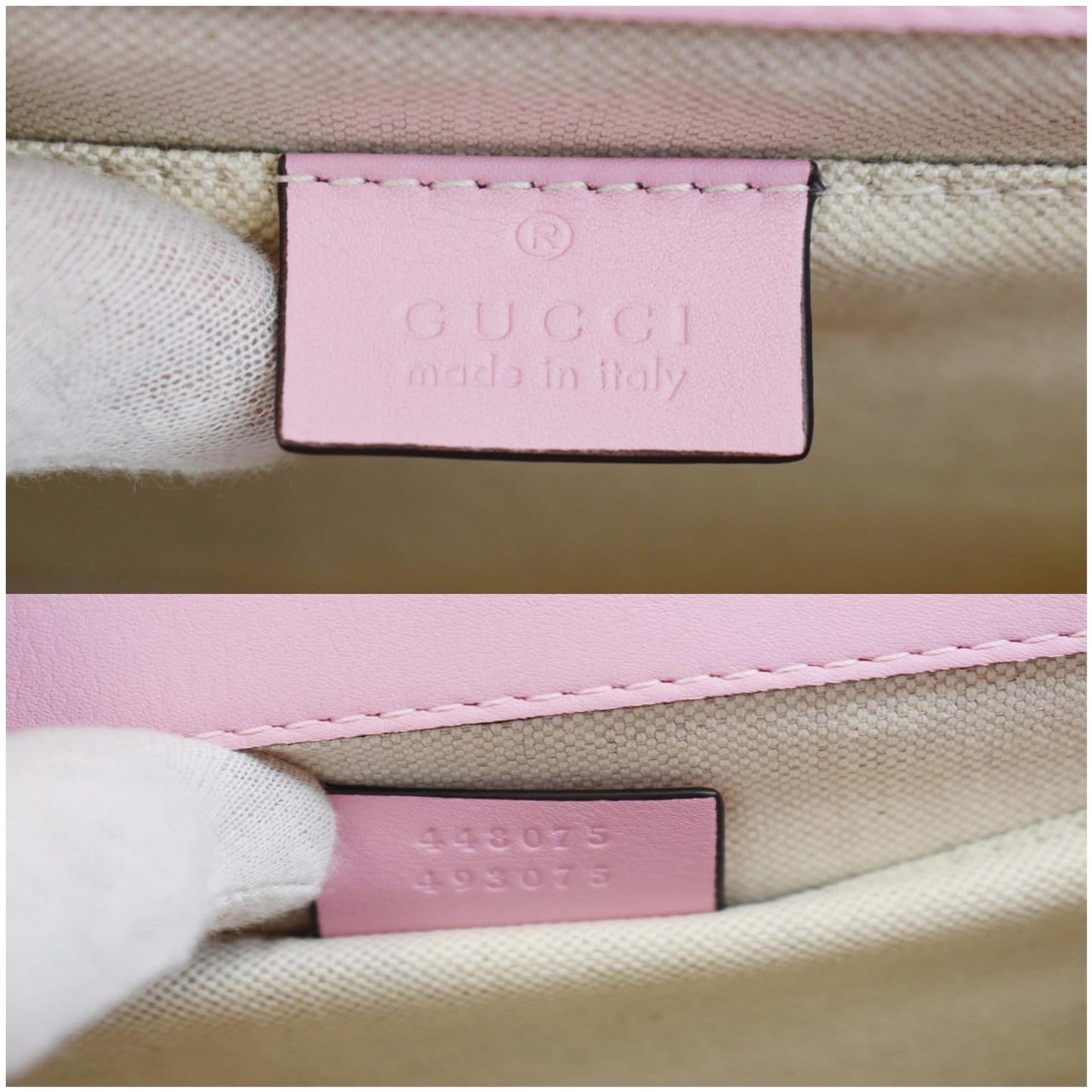 GUCCI Dionysus Medium Leather Top Handle Shoulder Bag Pink 448075