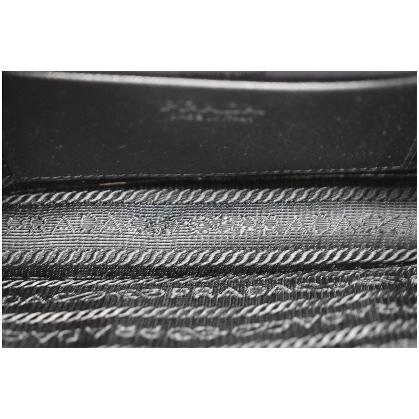PRADA Saffiano Leather Phone Pouch Bag Black - 10% OFF