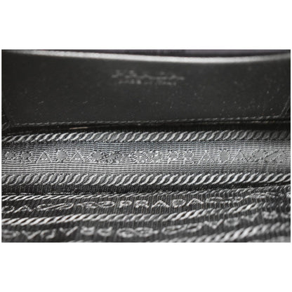 PRADA Saffiano Leather Phone Pouch Bag Black - 10% OFF