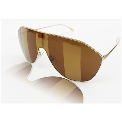 FENDI FF  Gold Sunglasses Brown Lens