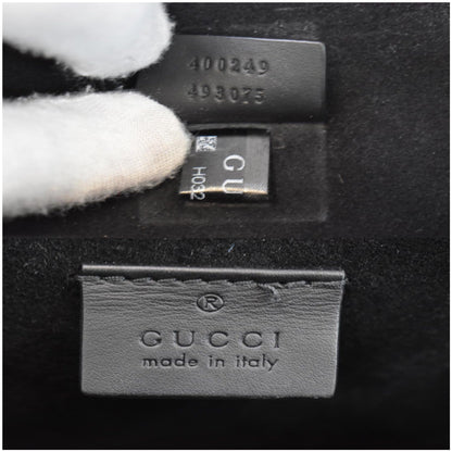 GUCCI Dionysus Small GG Supreme Canvas Shoulder Bag Beige 400249