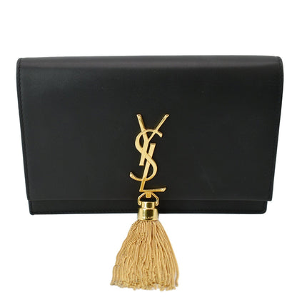 YVES SAINT LAURENT Kate Tassel Leather Crossbody Bag Black