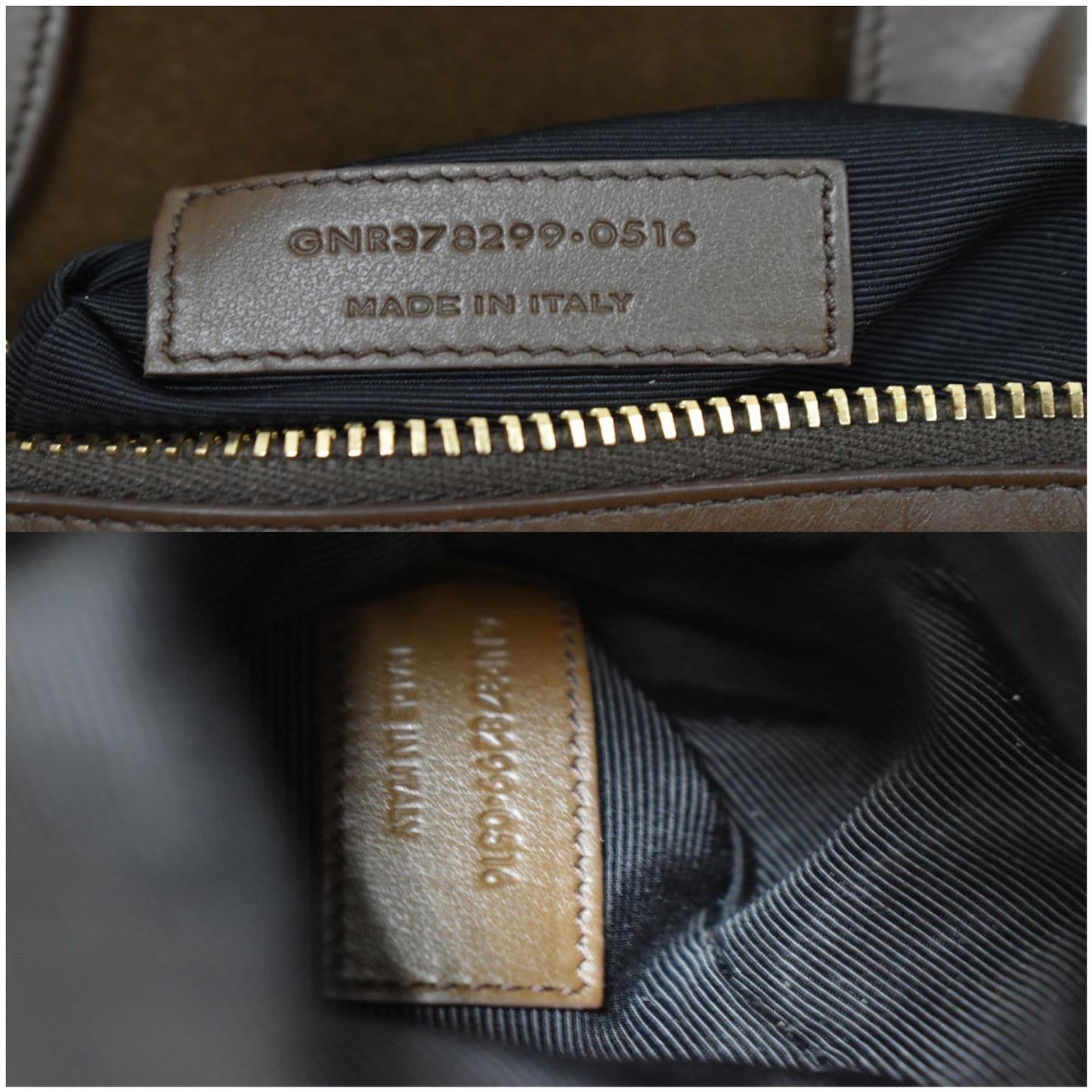 YVES SAINT LAURENT Sac de Jour Suede Leather Tote Shoulder Bag Brown