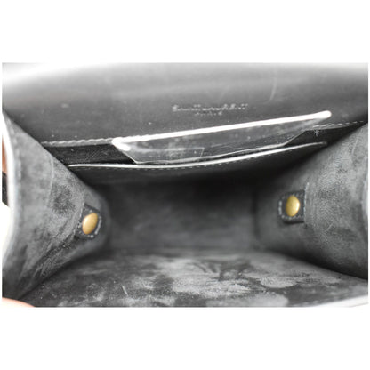 YVES SAINT LAURENT Kaia North/South Leather Satchel Bag Black