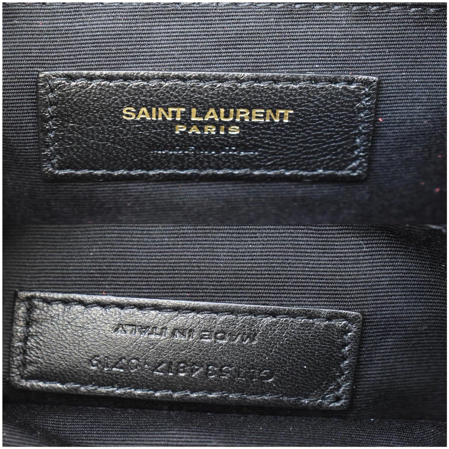YVES SAINT LAURENT Lou Chevron Leather Belt Bag Red - 10% OFF