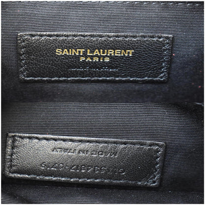 YVES SAINT LAURENT Lou Chevron Leather Belt Bag Red - 10% OFF