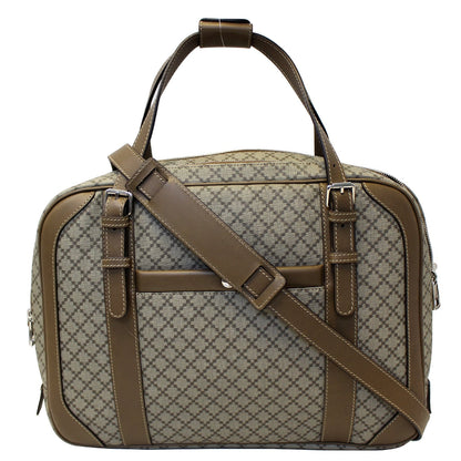 GUCCI Diamante Men's Briefcase Travel Bag Beige 296148