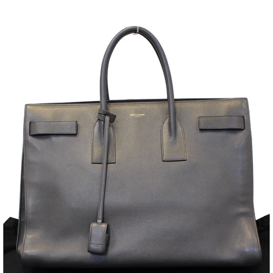 YVES SAINT LAURENT Sac de Jour Medium Calfskin Leather Satchel Bag - 15% OFF