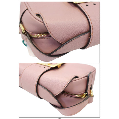 BURBERRY Medley Small Buckle Crossbody Bag Light Pink