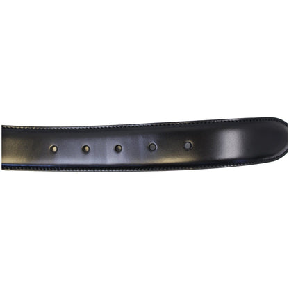 GUCCI Web Leather Belt Black 495125 Size 36