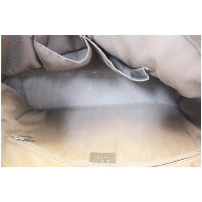 GUCCI Dark Brown Leather Shoulder Bag 341503