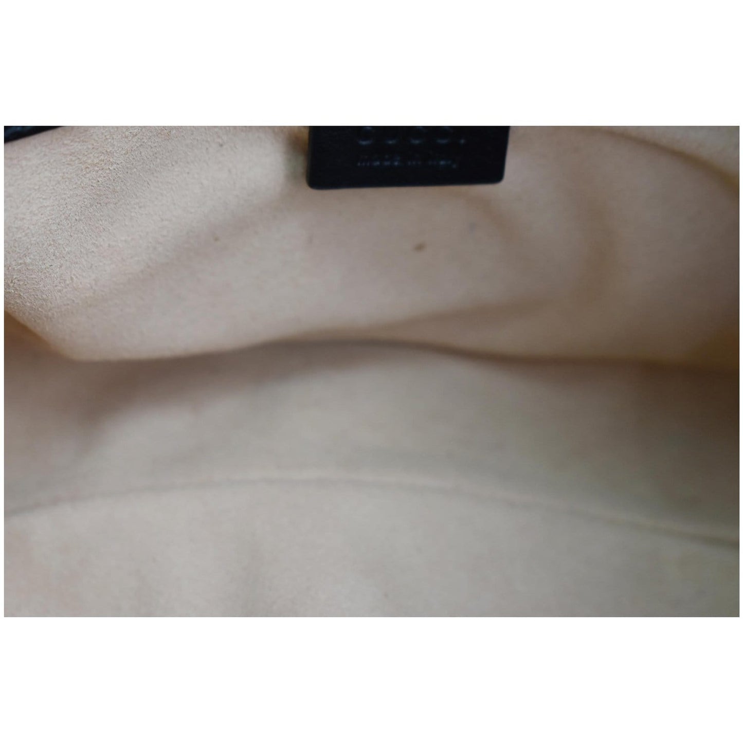 GUCCI GG Marmont Matelasse Leather Belt Bag Black 523380