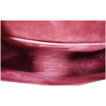 YVES SAINT LAURENT Betty Smooth Leather Shoulder Bag Burgundy