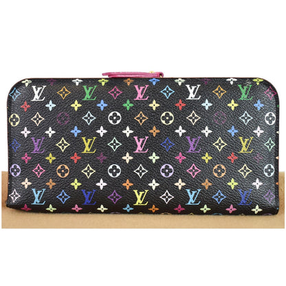 LOUIS VUITTON Portefeuille Insolite Multicolor Monogram Wallet Black
