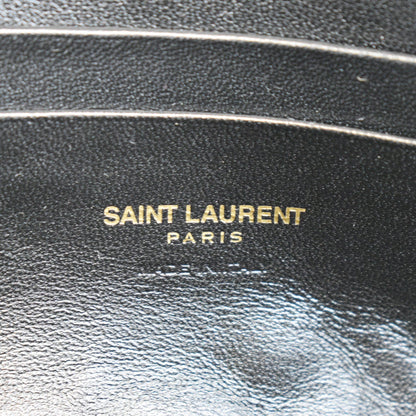 YVES SAINT LAURENT Mini Lou Grain De Poudre Camera Bag Black