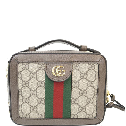 GUCCI Ophidia GG Mini Supreme Shoulder Bag Beige/Ebony 602576 - 15% OFF