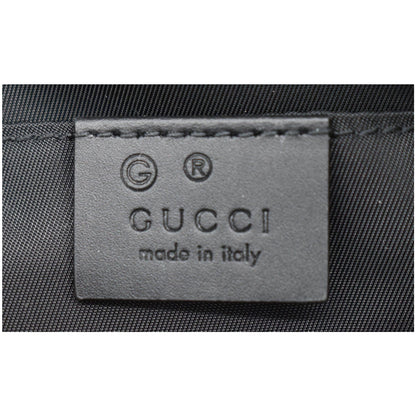 GUCCI Web Monogram Canvas Slim Belt Bag Black 630919 - 25% OFF