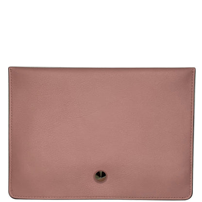FENDI Dotcom Quilted Lambskin Zippy Pochette Pink - Last Call