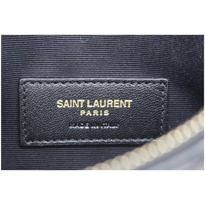 YVES SAINT LAURENT Bill Pouch Grain De Poudre Black