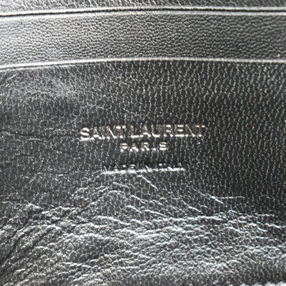 YVES SAINT LAURENT Mini Lou Leather Camera Crossbody Bag Black