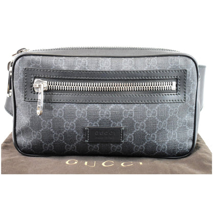GUCCI GG Supreme Belt Bumbag Black 474293 - Last Call