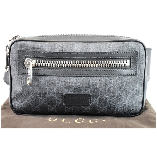 GUCCI GG Supreme Belt Bumbag Black 474293 - Last Call